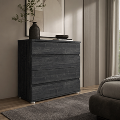 Komoda SIRIUS - Jesion Portland Czarny