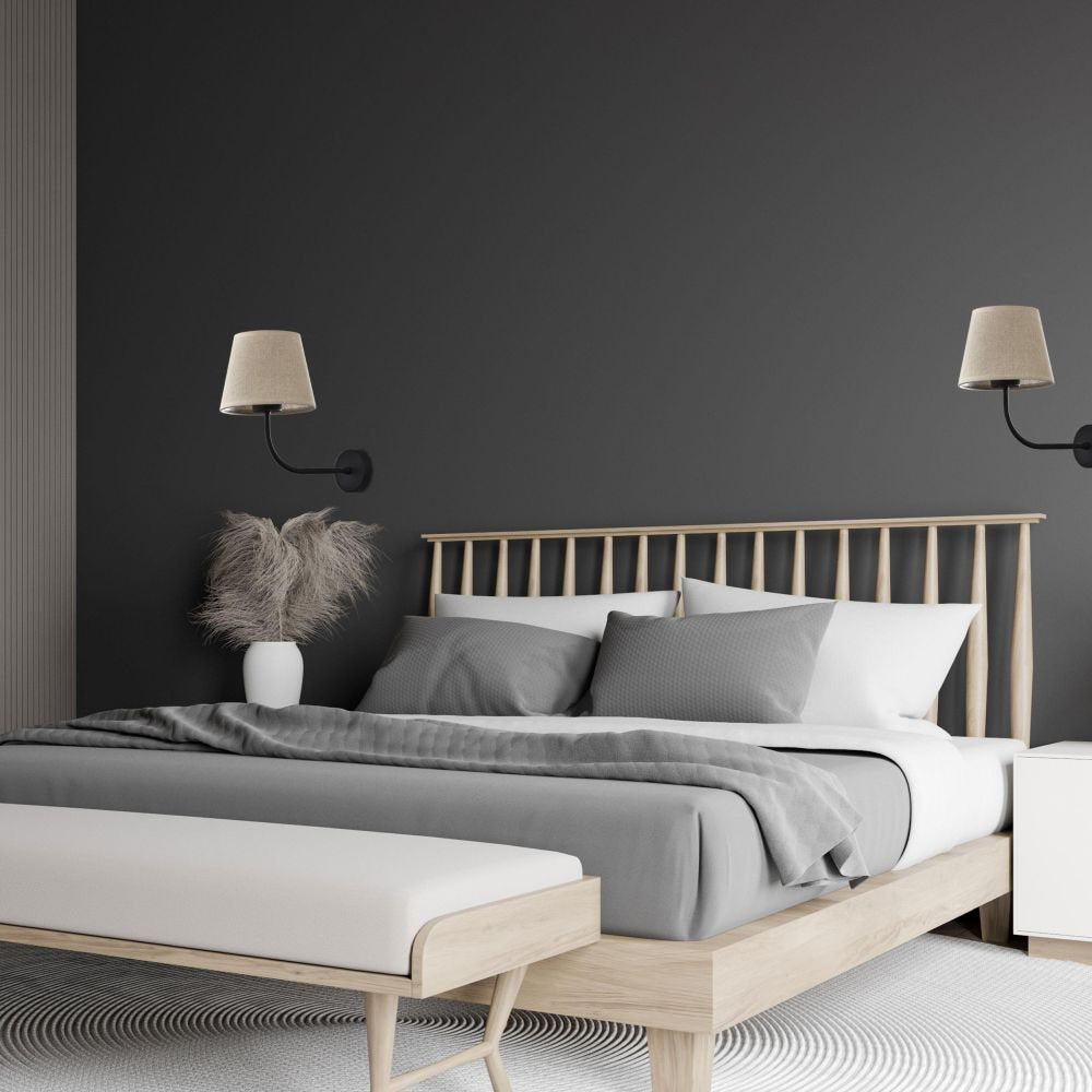 Kinkiet Chicago Linen 4186 z lnianym akcentem TK Lighting