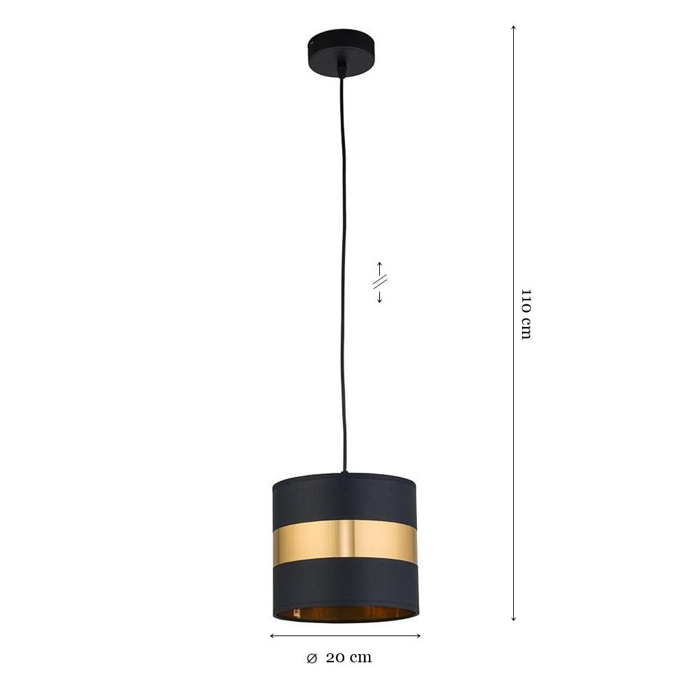 Lampa wisząca TK Lighting Paris, nowoczesna elegancja