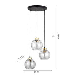 Lampa wisząca Devi Transparent 4579 – nowoczesna i minimalistyczna