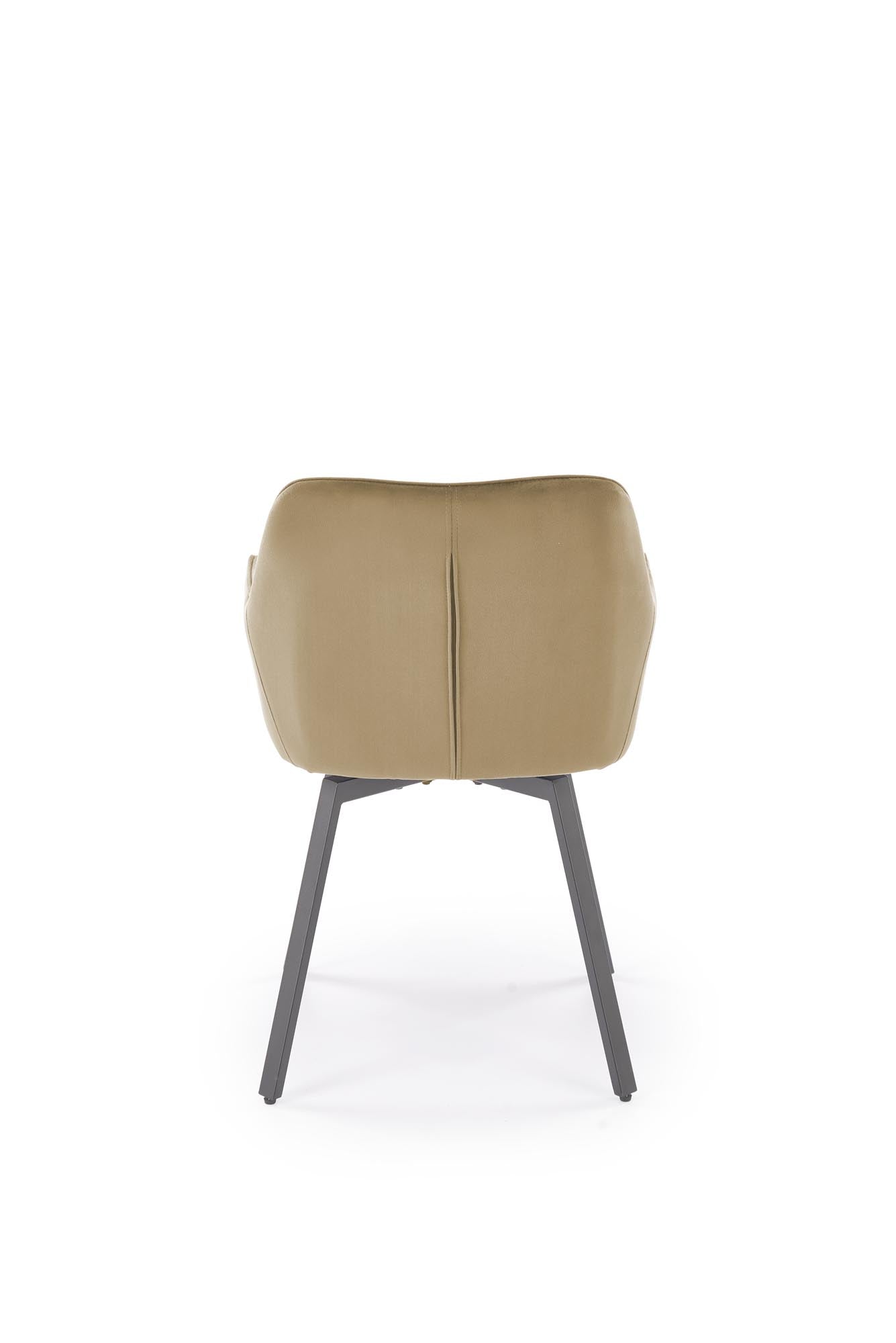 Krzesło SEVERUS - Kolor Beżowy / Welur