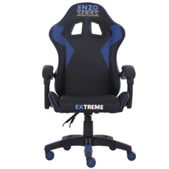 Fotel Gamingowy Extreme Enzo Blue – Ergonomiczny, regulowany z ekoskóry