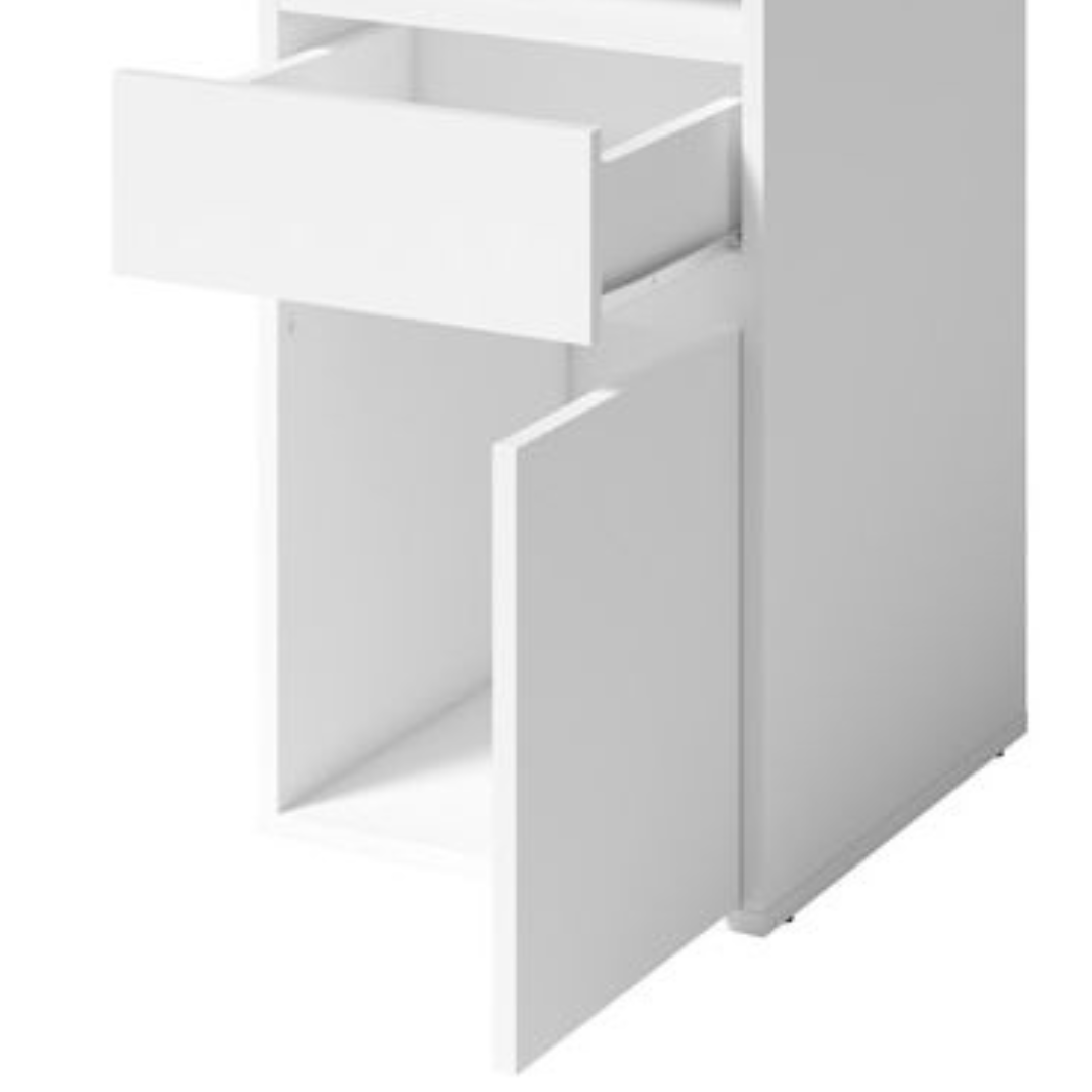 Biurko GENESIS 120 cm - Kolor Biały