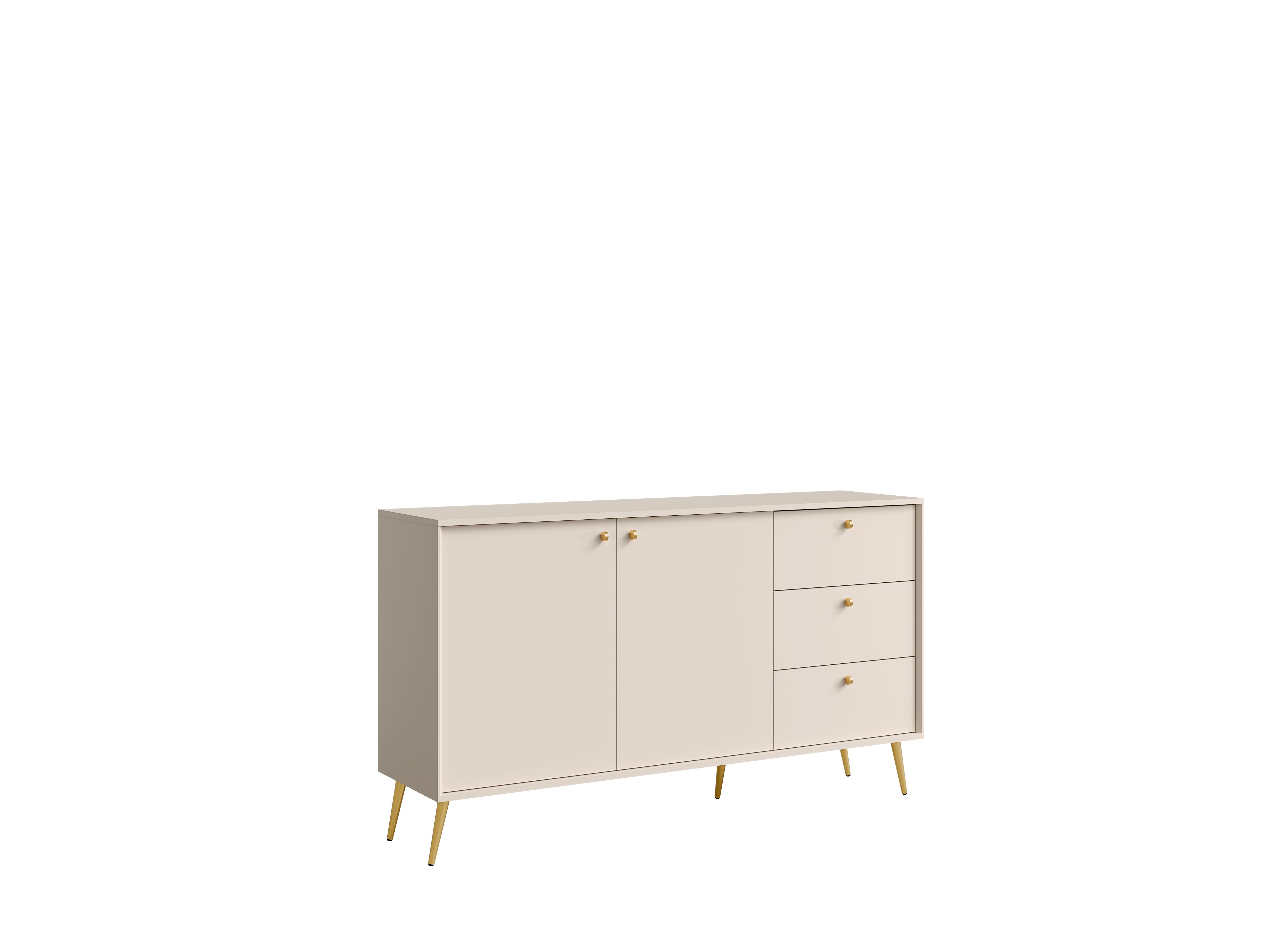 Komoda NEXUS 156 cm z szufladami - Piasek Pustyni