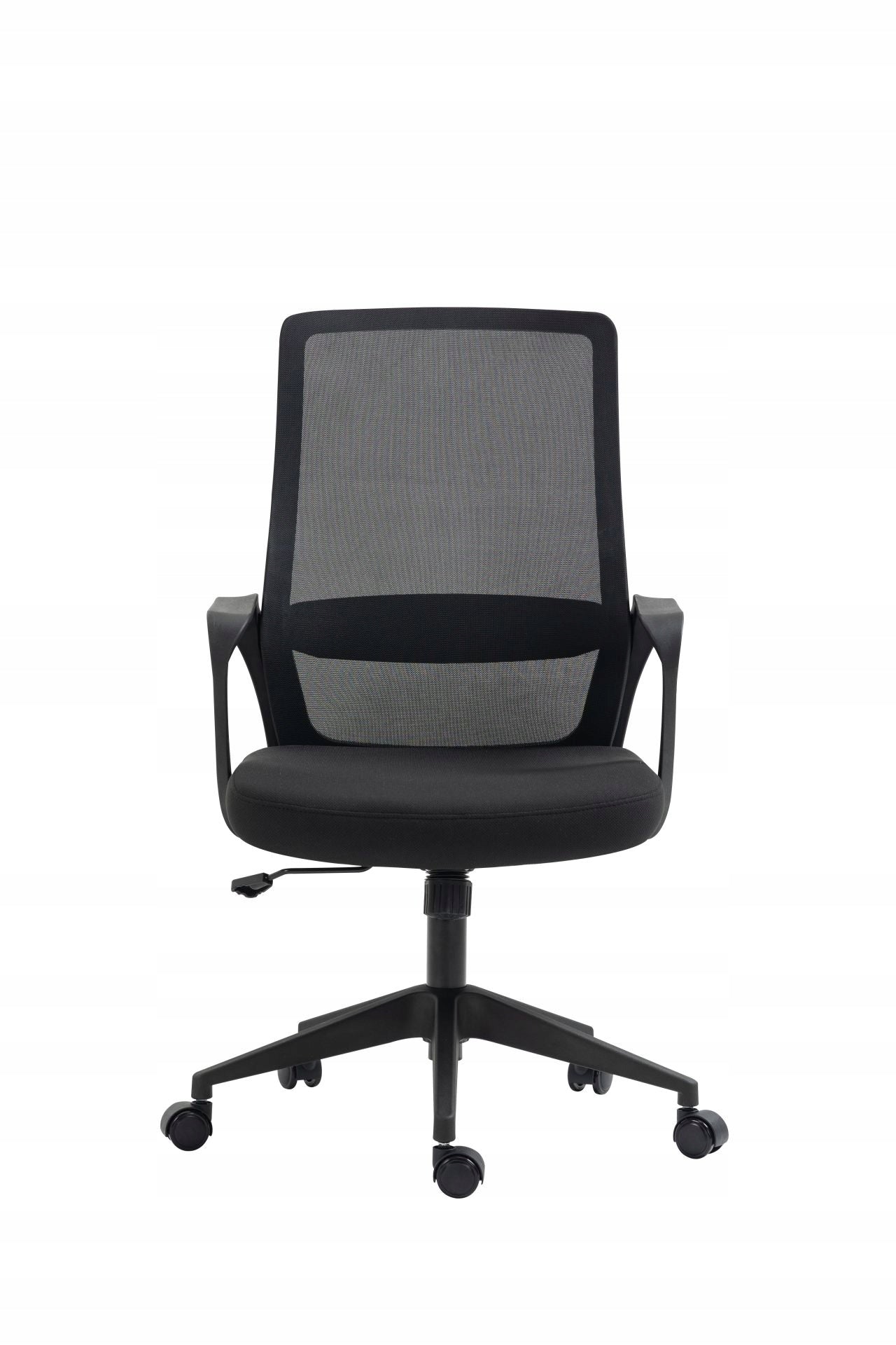 Fotel Obrotowy Czarny Biurowy Ergonomiczny Z Mikro Siatki Dla Dzieci Wzrostu 80 155 Cm Regulowana Wysokość 10 Cm