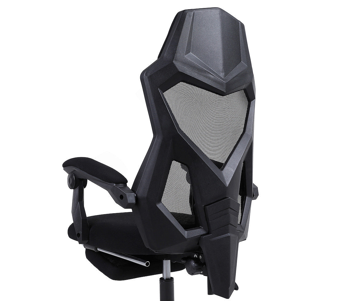 INFINI YODA BLACK Fotel Gamingowy Wentylowany z Podnóżkiem