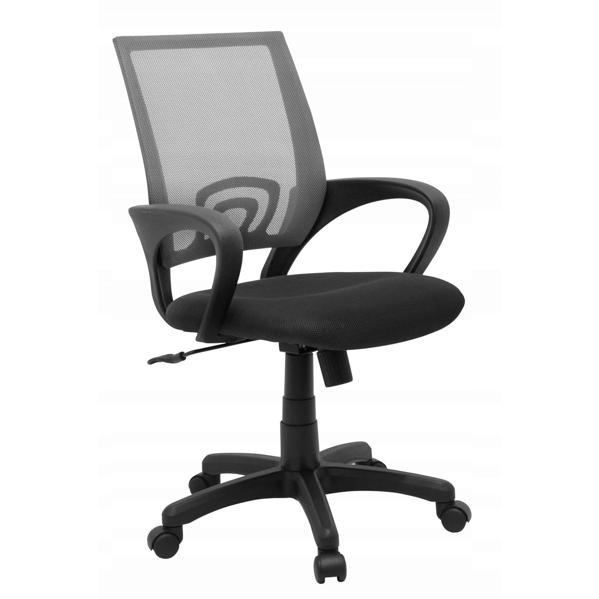 Fotel Obrotowy QZY-1121 Szary Ergonomiczny Siatka dla Dzieci